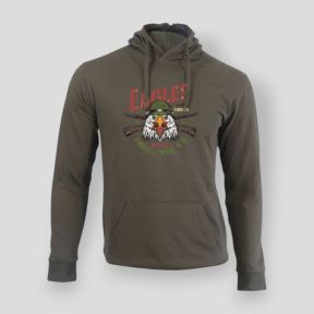 Sudadera Eagle Never Forget Caqui - Summit Outdoor Lifestyle
