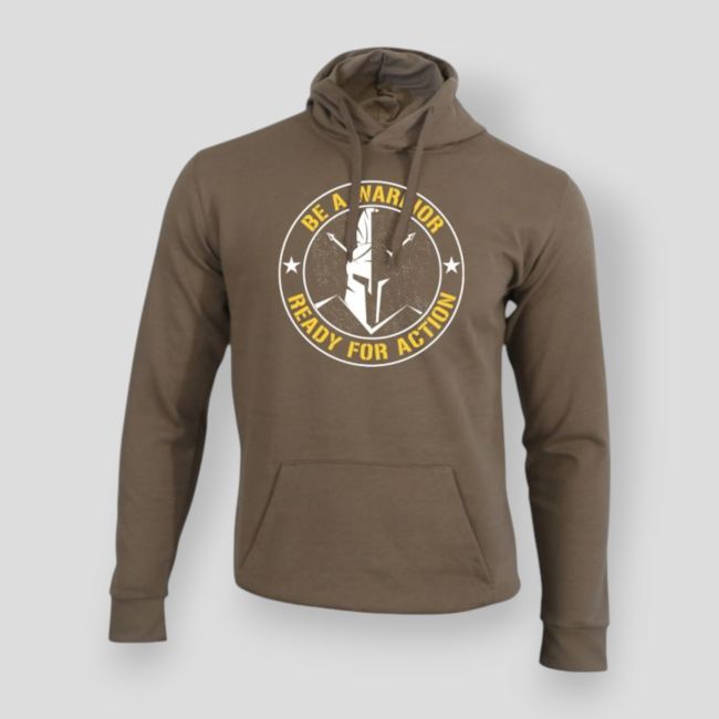 Sudadera Be a warrior Moka - Summit Outdoor Lifestyle