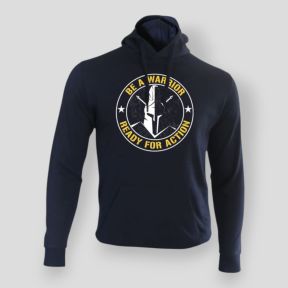 Sweatshirt Be a warrior Marinha - Summit Outdoor Lifestyle