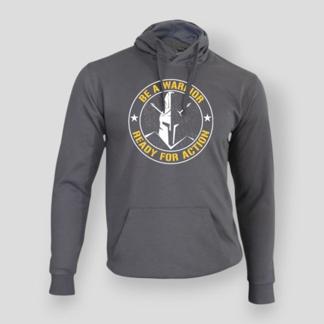 Sweatshirt Be a warrior Grau - Summit Outdoor Lifestyle