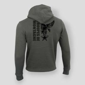 Bluza 350g Troupes de montagne Design Organic Khaki - Summit Outdoor Lifestyle
