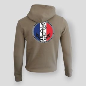 Sweat-shirt 350g Troupes de Marine France Wet Sand - Summit Outdoor Lifestyle