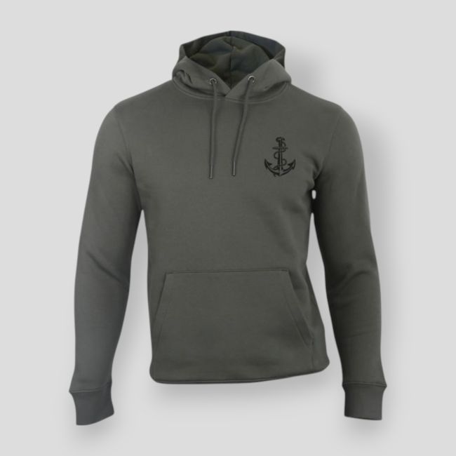 Sweat-shirt 350g Troupes de Marine France Organic Kakhi - Summit Outdoor Lifestyle