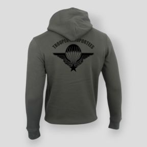 350g Airborne Forces Organic Khaki Sweatshirt - Summit Outdoor Lifestyle