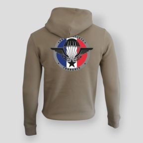 Sweat-shirt 350g Parachutiste France Wet Sand - Summit Outdoor Lifestyle
