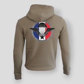 Sweat-shirt 350g Parachutiste France Wet Sand - Summit Outdoor Lifestyle