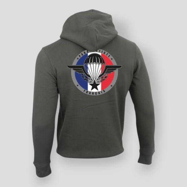 Camisola 350g Paraquedista França Organic Caqui - Summit Outdoor Lifestyle