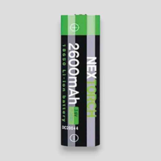 Wiederaufladbarer Akku BW20024 (18 650 Li-Ion, 3,6V, 2 600mAh) - Nextorch