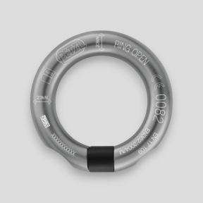 Wielokierunkowy otwierany pierścień Ring Open - Antracytowy - Petzl