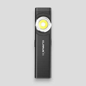 Oplaadbare lamp met dubbele lichtbron E5 (600 lumen) - Zwart - Klarus