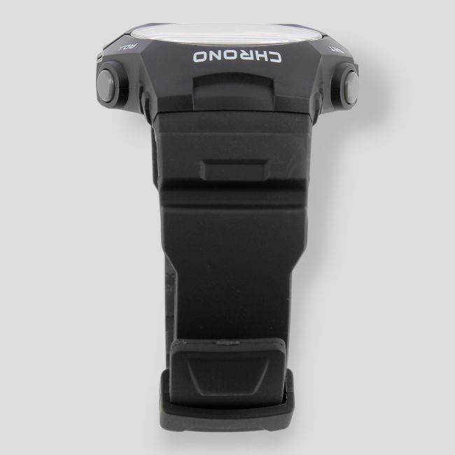 Relógio digital com bracelete plástica - Preto - Tekday