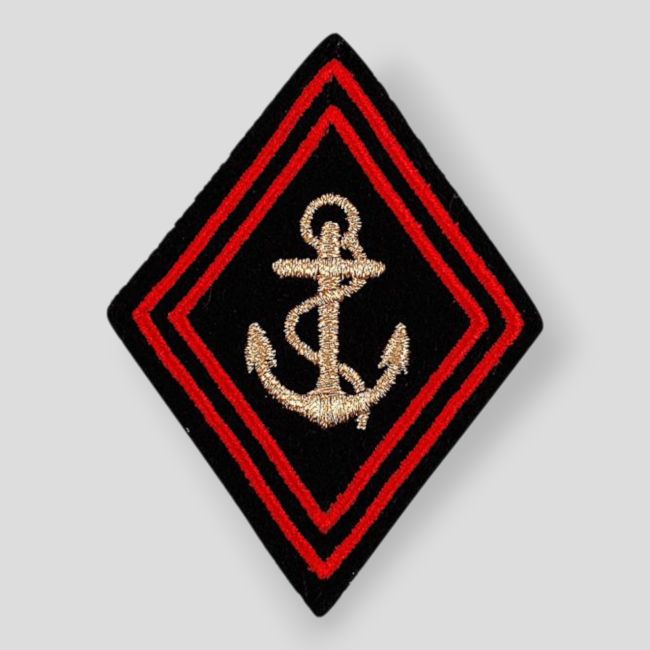 Emblemat rombowy Wojsk Morskich złoty - Ares