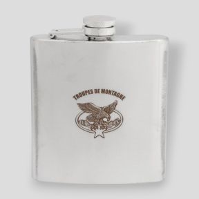 Fiaschetta in acciaio inox 200ml Truppe di Montagna - Ares