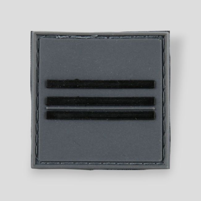 PVC-Rangabzeichen der Stadtpolizei mit niedriger Sichtbarkeit - Hauptbrigadier
