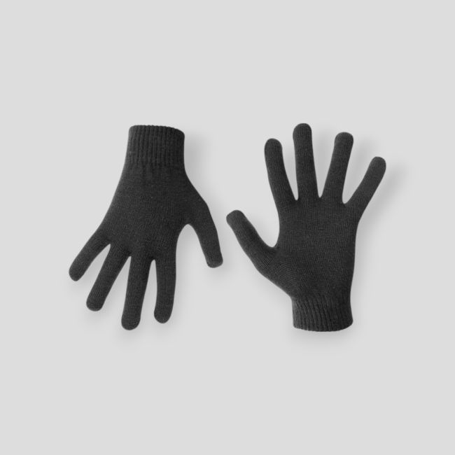 Gants en acrylique Noir - Ares