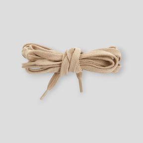 Lacci piatti in cotone sabbia 120cm - Ares