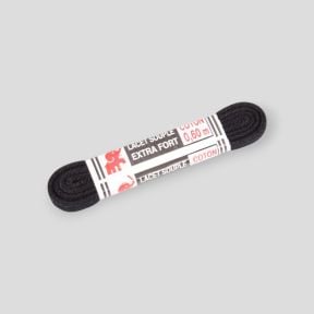 Cordones redondos de algodón negro 60cm - Ares