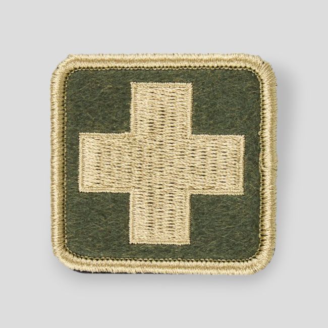 PARCHE CRUZ VERDE HV BORDADO - Ares