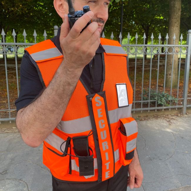 Vest Thor Mesh Particuliere Beveiliging - Oranje - VVS