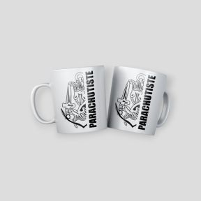 Taza Paracaidista Colonial Design - Blanca - Summit Outdoor Lifestyle
