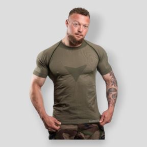 T-shirt FLIGHT Active Line (10°C und +) - Ranger Green - Summit Outdoor
