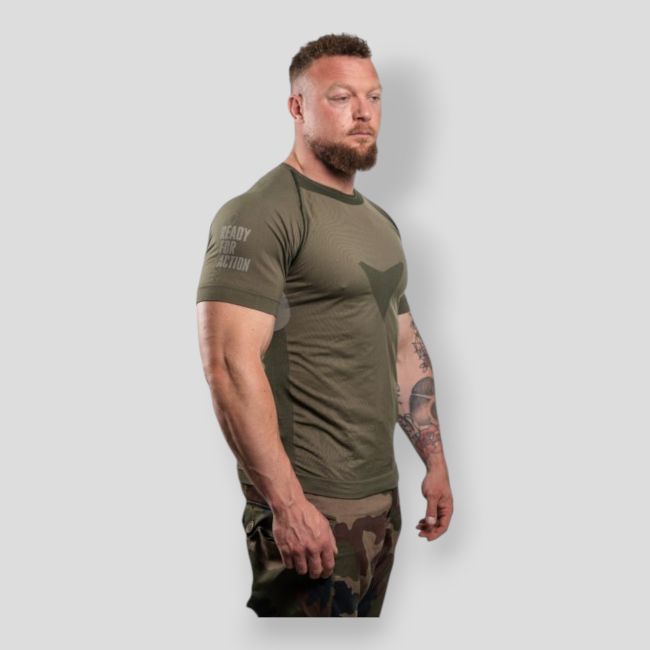 Camiseta FLIGHT Active Line (10°C y +) - Ranger Green - Summit Outdoor