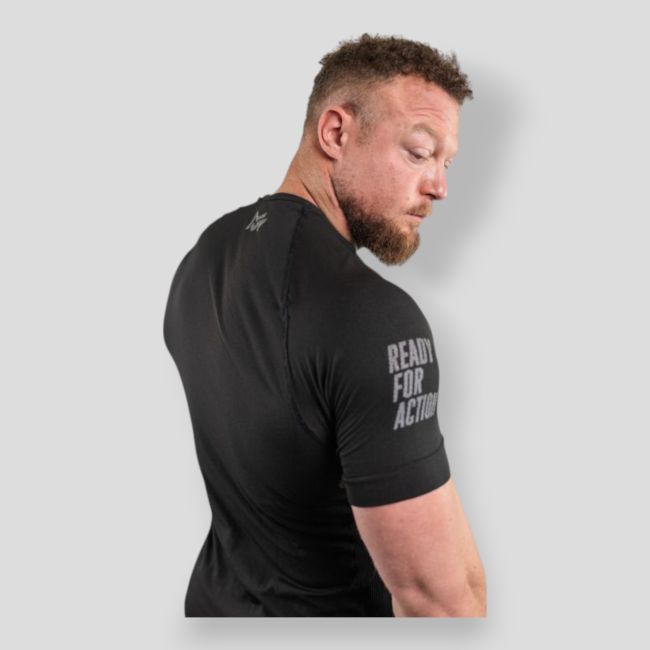 T-shirt FLIGHT Active Line (10°C e +) - Nero - Summit Outdoor