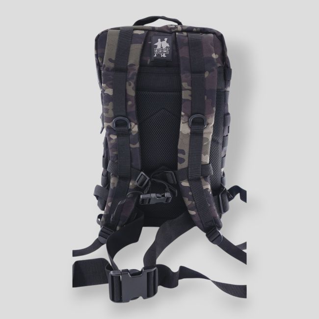 Mochila SWAT Premium camo preto - Patrol Equipement