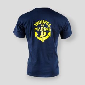 Tee-shirt en coton Troupes de Marine - Ares