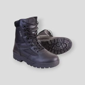 Botas Patrol cuero/nylon - Negro - Kombat Tactical
