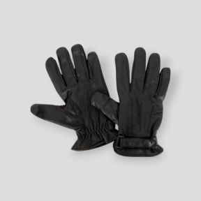 Guanti di perquisizione in pelle - Nero - CityGuard