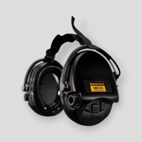 Casque anti-bruit avec serre-nuque en tissu noir Suprême Pro-X (SNR : 24db) - Noir - MSA Sordin