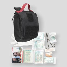 Bolsa IFAK de corte láser negra completa - Miltec