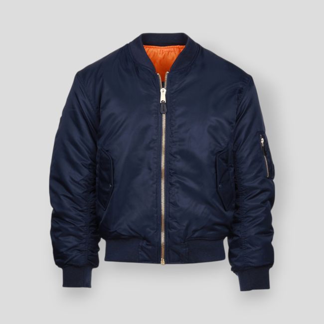 Veste bomber aviation MA-1 bleu - Fostex Garments