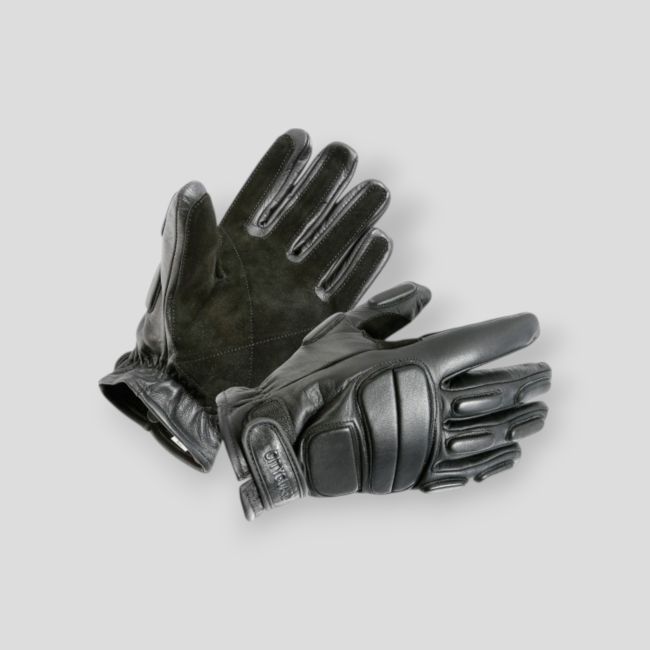 Leather intervention gloves - Black - CityGuard