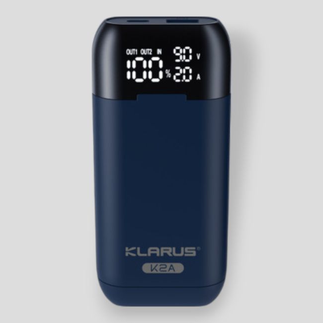Chargeur Double 3 en 1 K2A pour Batterie Rechargeable 21700