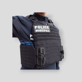 Kogelwerende vest met plaatdrager Quick Release Rider NIJ IIIA Security met zachte platen - Le Protecteur