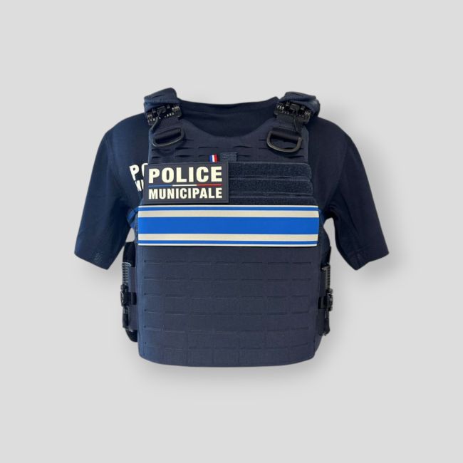 Housse de gilet pare-balles Quick Release Premium Police Municipale Unisexe - Le Protecteur