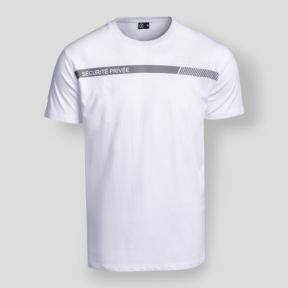 T-Shirt Private Sicherheit Sécu-One - Weiß - A10 Equipment