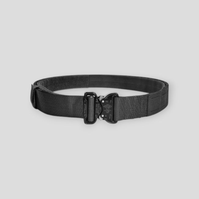 Modular belt with cobra buckle and under-belt - Black - Tasmanian Tiger