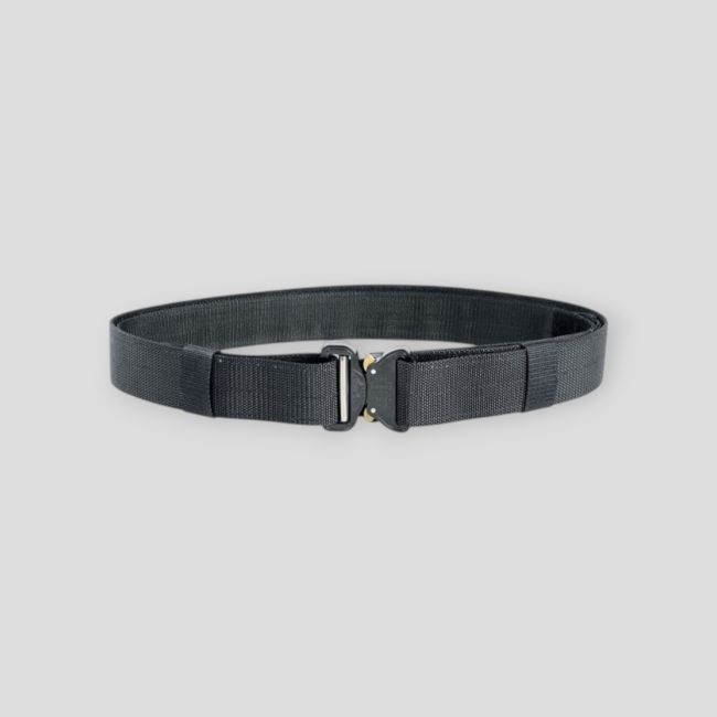 Tactische riem 43mm met onderriem en cobra gesp - Zwart - Tasmanian Tiger