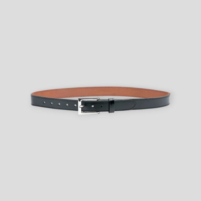 Luxury leather lined belt 30mm - Black - GK