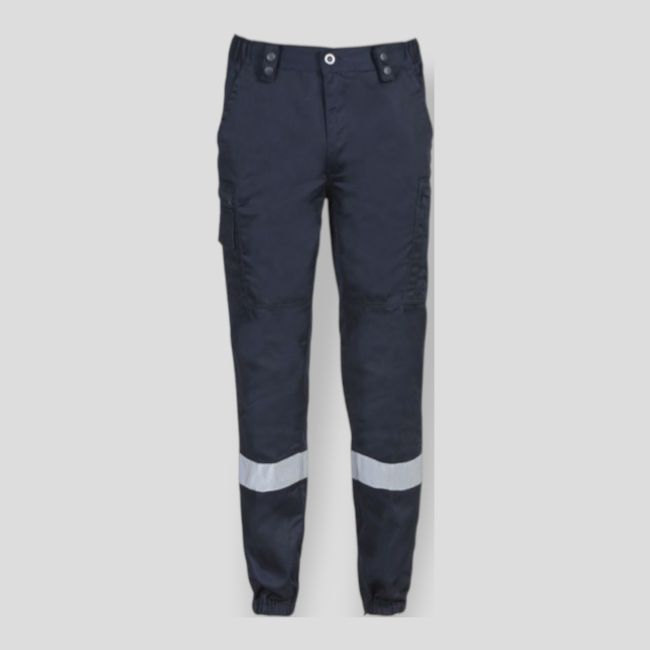 Pantalon Action avec bande rétro-réfléchissante - Bleu Marine - CityGuard