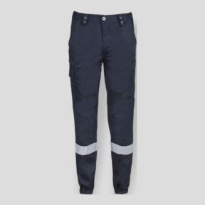 Pantalon Action avec bande rétro-réfléchissante - Bleu Marine - CityGuard