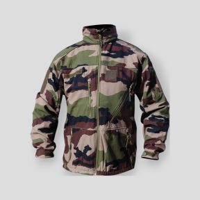Casaco Softshell Camuflado CE com zíperes impermeáveis - Patrol Equipement
