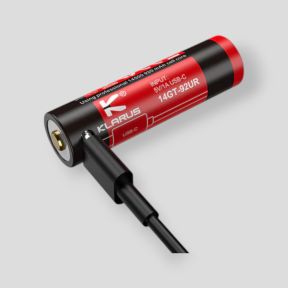 Bateria recarregável 14GT-92UR com porta micro-USB (14 500 Li-on, 3,7V, 920mAh) - Klarus