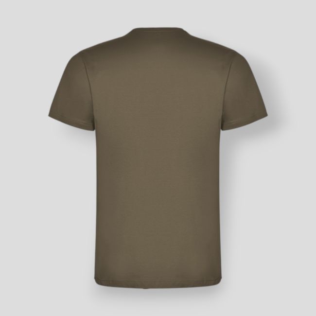 T-shirt z krótkimi rękawami okrągły dekolt Dogo Premium - Orzechowy - Roly