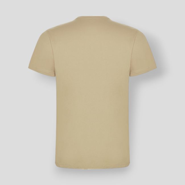 T-shirt korte mouwen ronde hals Dogo Premium - Zand - Roly