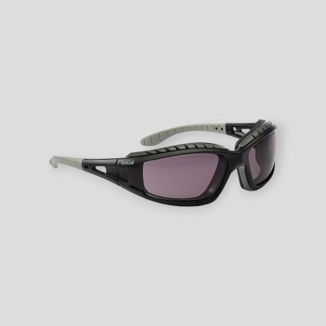 Hybride veiligheidsbril Tracker (rookglas) - Zwart - Bollé Safety