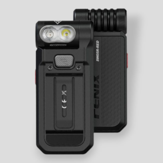Lampe de poche rechargeable SW05R-RED (150 lumens) - Noir - Fenix
